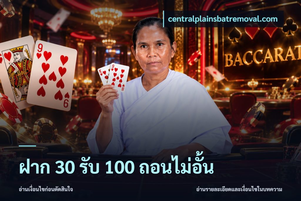 ฝาก 30 รับ 100 ถอนไม่อั้น