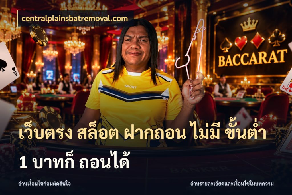 เว็บตรง สล็อต ฝากถอน ไม่มี ขั้นต่ำ 1 บาทก็ ถอนได้ จัดจังหวะสนุกให้เข้ากับงบที่ตั้งไว้ ในมุม centralplainsbatremoval.com