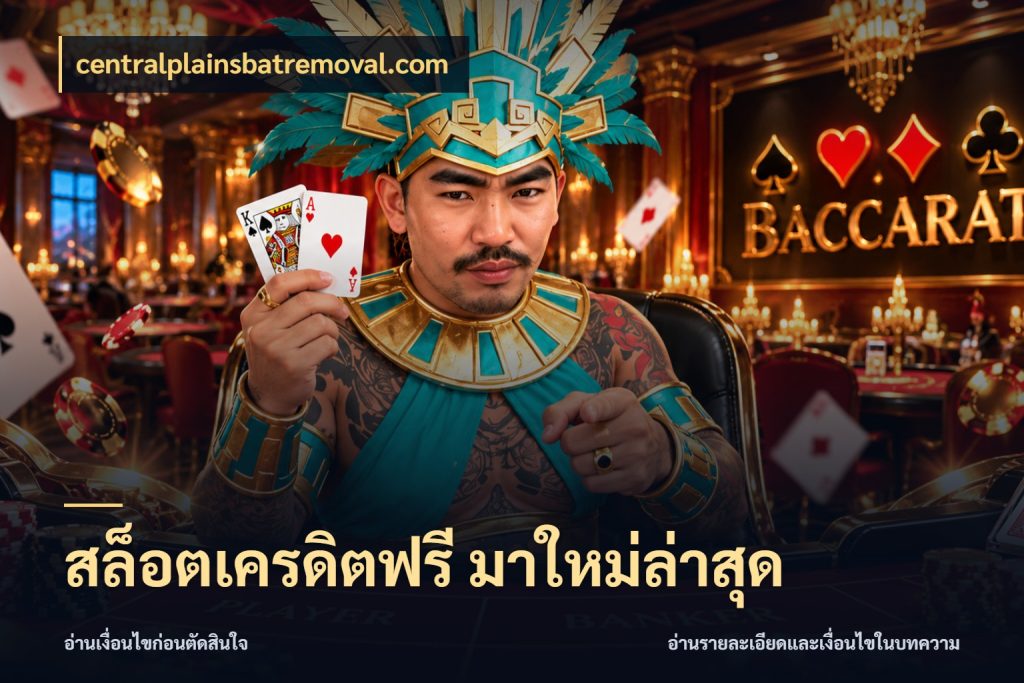 สล็อตเครดิตฟรี มาใหม่ล่าสุด จับมุมเด่นของเครดิตฟรีให้ตรงใจ ในมุม centralplainsbatremoval.com