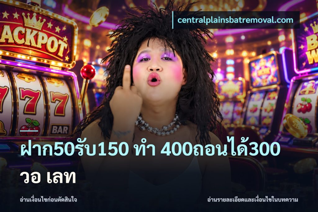 ฝาก50รับ150 ทํา 400ถอนได้300 วอ เลท