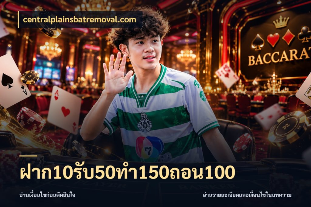 ฝาก10รับ50ทํา150ถอน100 สีสันของโปรฝากและยอดรับ กับ centralplainsbatremoval.com
