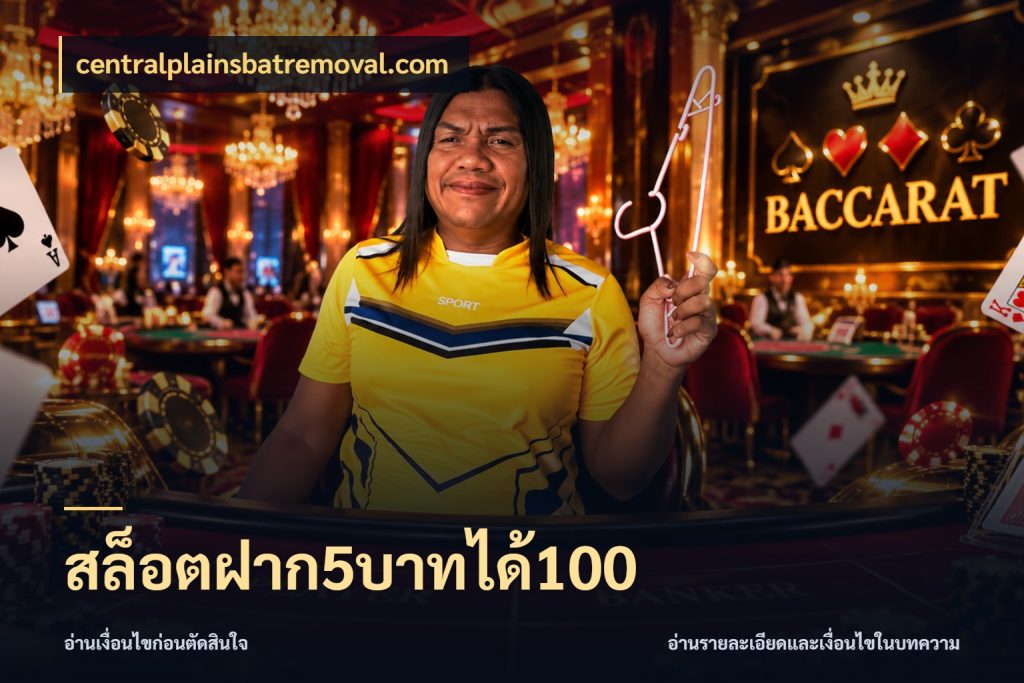 สล็อตฝาก5บาทได้100 เครดิตกับรูปแบบโปรที่ตรงใจ ในมุม centralplainsbatremoval.com