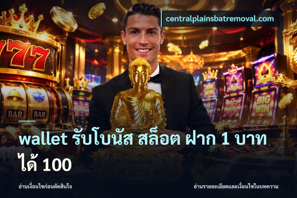 wallet รับโบนัส สล็อต ฝาก 1 บาท ได้ 100