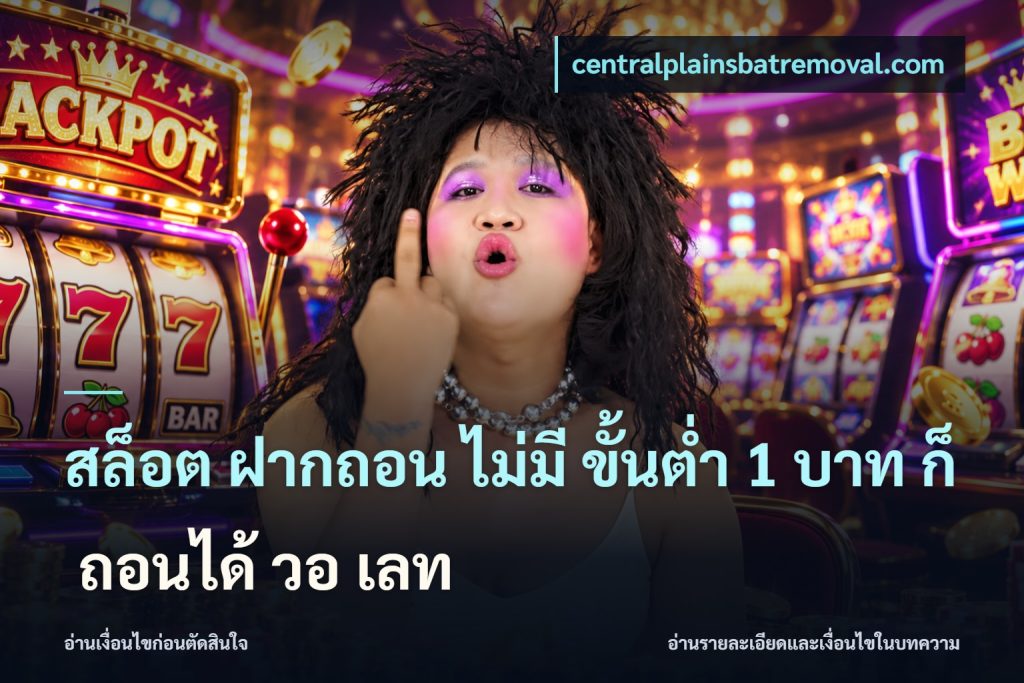 สล็อต ฝากถอน ไม่มี ขั้นต่ำ 1 บาท ก็ ถอนได้ วอ เลท