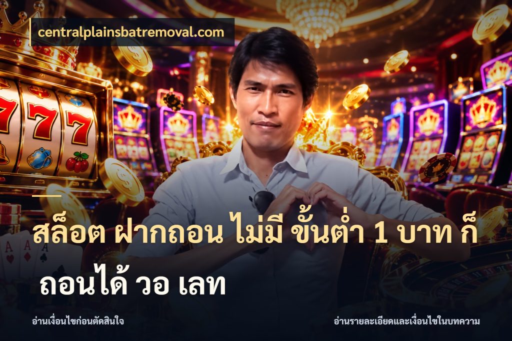 สล็อต ฝากถอน ไม่มี ขั้นต่ำ 1 บาท ก็ ถอนได้ วอ เลท centralplainsbatremoval.com จำนวนเริ่มต้นกับรายละเอียดที่สายเกมสนใจ