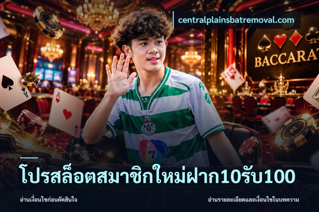 โปรสล็อตสมาชิกใหม่ฝาก10รับ100