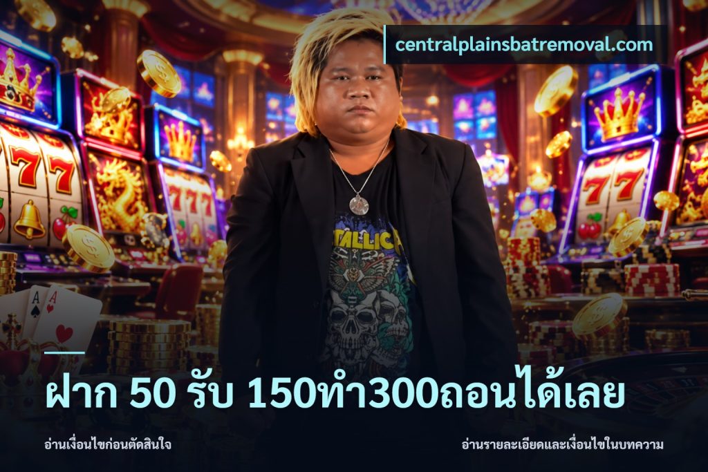 ฝาก 50 รับ 150ทำ300ถอนได้เลย