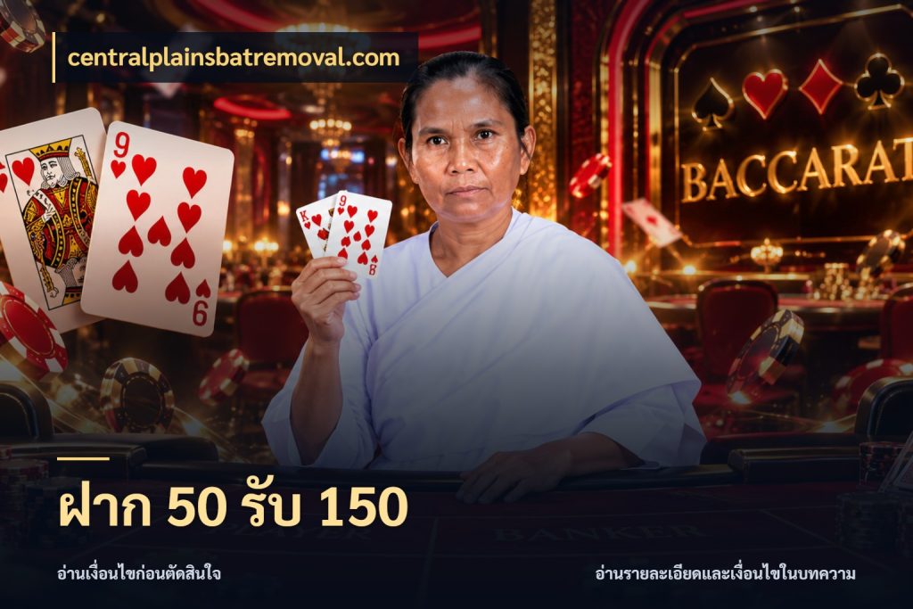 ฝาก 50 รับ 150 สนุกกับตัวเลือกโปรในสไตล์ของคุณ กับ centralplainsbatremoval.com