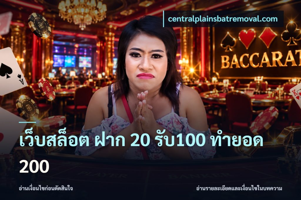เว็บสล็อต ฝาก 20 รับ100 ทำยอด 200