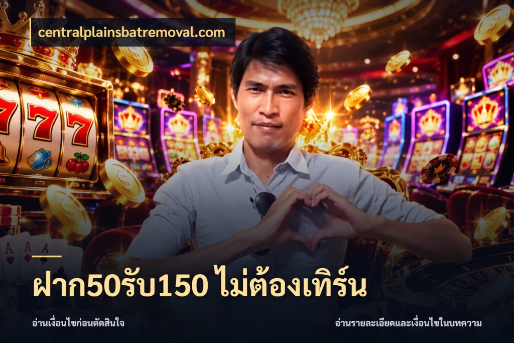 ฝาก50รับ150 ไม่ต้องเทิร์น โปรยอดรับที่สายเกมสนใจ สไตล์ centralplainsbatremoval.com