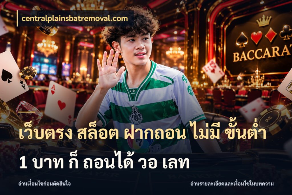 เว็บตรง สล็อต ฝากถอน ไม่มี ขั้นต่ำ 1 บาท ก็ ถอนได้ วอ เลท จัดจังหวะสนุกให้เข้ากับงบที่ตั้งไว้ กับ centralplainsbatremoval.com