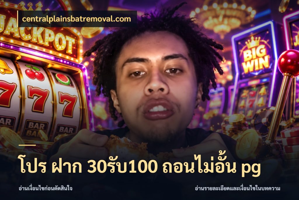 โปร ฝาก 30รับ100 ถอนไม่อั้น pg centralplainsbatremoval.com จับคู่โบนัสกับสไตล์เกมที่ชอบ