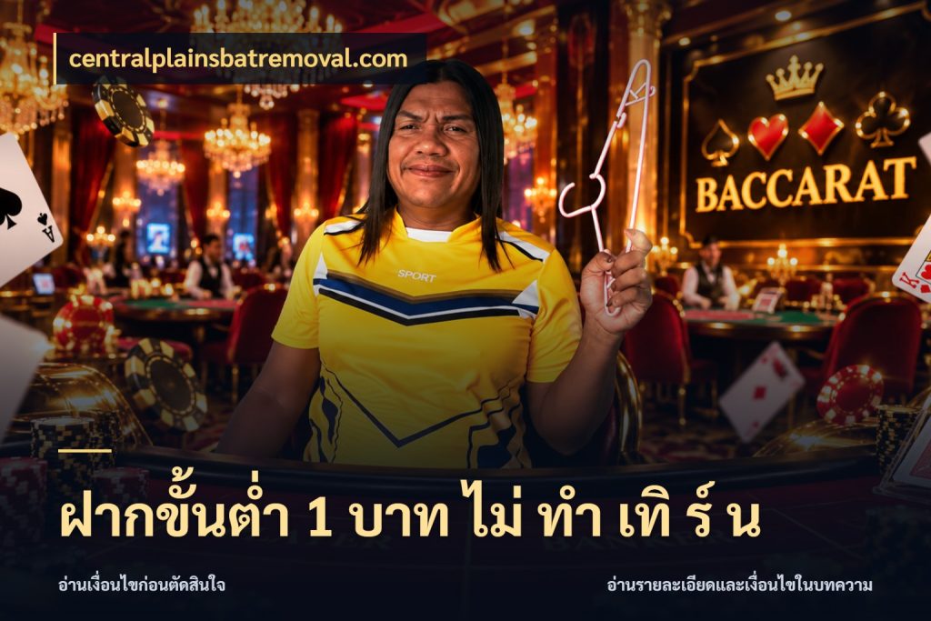 ฝากขั้นต่ำ 1 บาท ไม่ ทำ เทิ ร์ น สายทุนน้อยเลือกความสนุกให้พอดี ในมุม centralplainsbatremoval.com