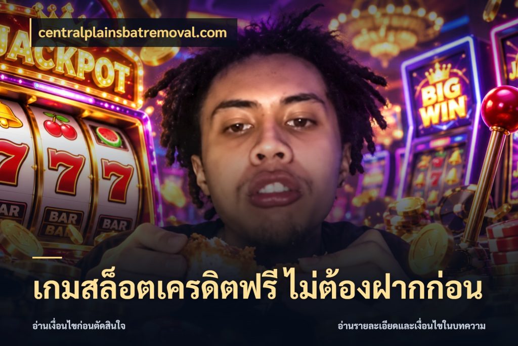 เกมสล็อตเครดิตฟรี ไม่ต้องฝากก่อน เครดิตฟรีกับจังหวะลุ้นที่คุณเลือก ในมุม centralplainsbatremoval.com