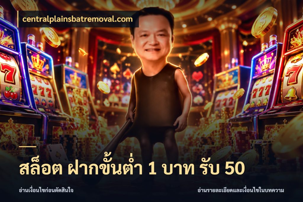 สล็อต ฝากขั้นต่ำ 1 บาท รับ 50 เครดิตกับรูปแบบโปรที่ตรงใจ กับ centralplainsbatremoval.com