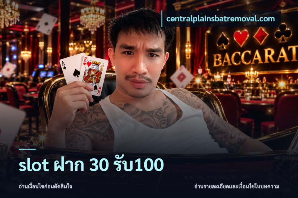 slot ฝาก 30 รับ100