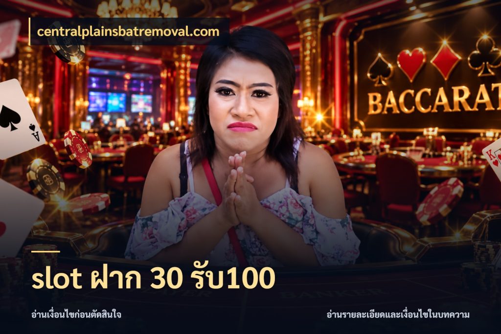 slot ฝาก 30 รับ100 centralplainsbatremoval.com โปรกับเกมที่ชอบเลือกให้ตรงสไตล์