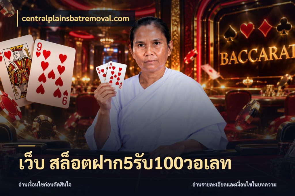 เว็บ สล็อตฝาก5รับ100วอเลท จับประเด็นยอดรับก่อนเลือกความสนุก ในมุม centralplainsbatremoval.com