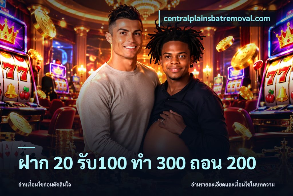 ฝาก 20 รับ100 ทํา 300 ถอน 200