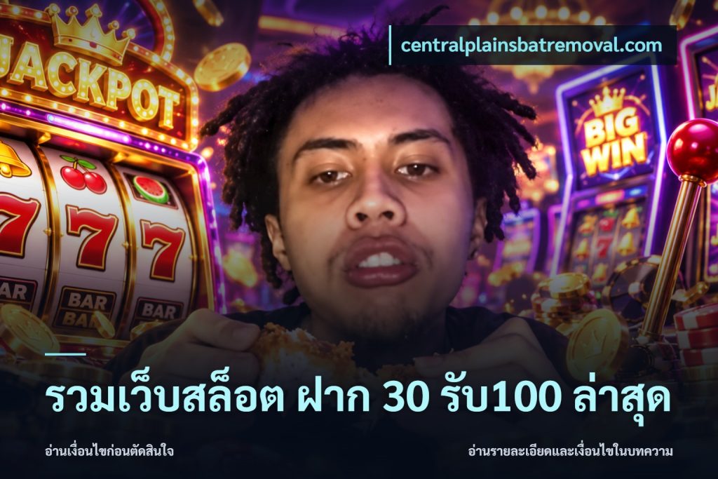 รวมเว็บสล็อต ฝาก 30 รับ100 ล่าสุด