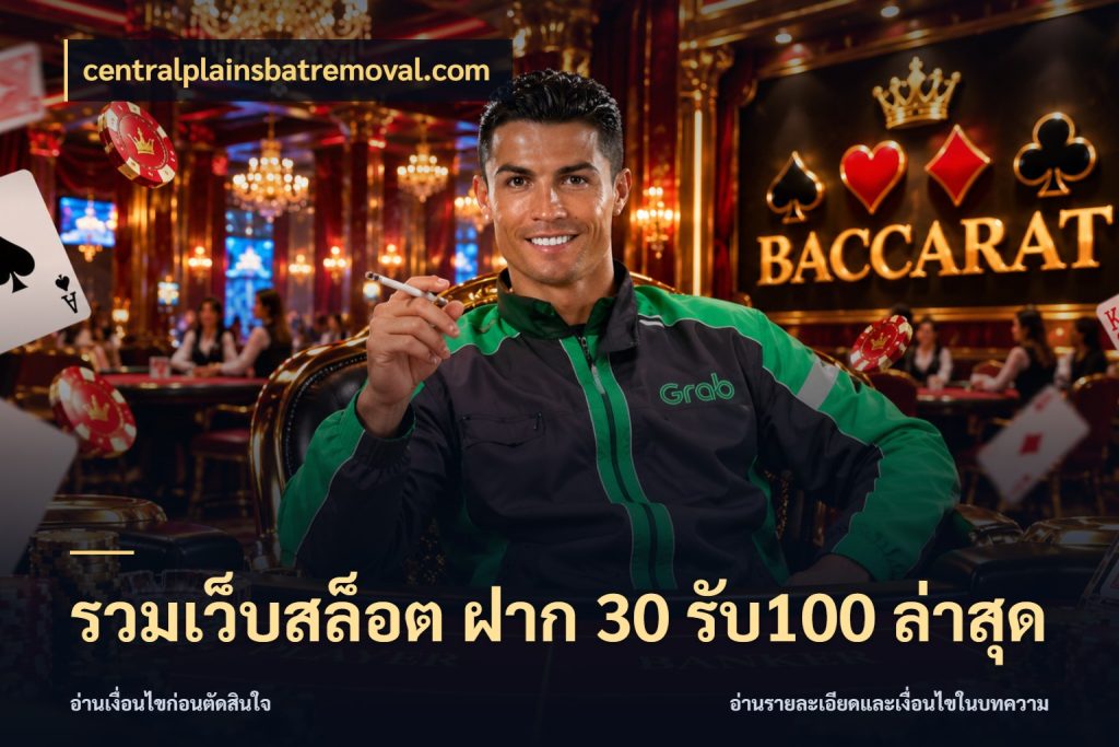 รวมเว็บสล็อต ฝาก 30 รับ100 ล่าสุด เครดิตกับรูปแบบโปรที่ตรงใจ กับ centralplainsbatremoval.com
