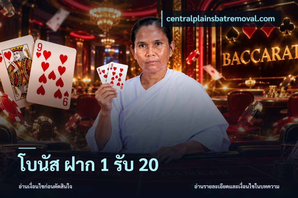 โบนัส ฝาก 1 รับ 20