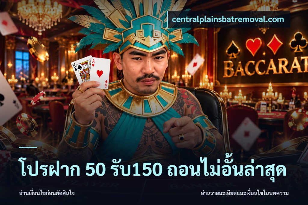 โปรฝาก 50 รับ150 ถอนไม่อั้นล่าสุด