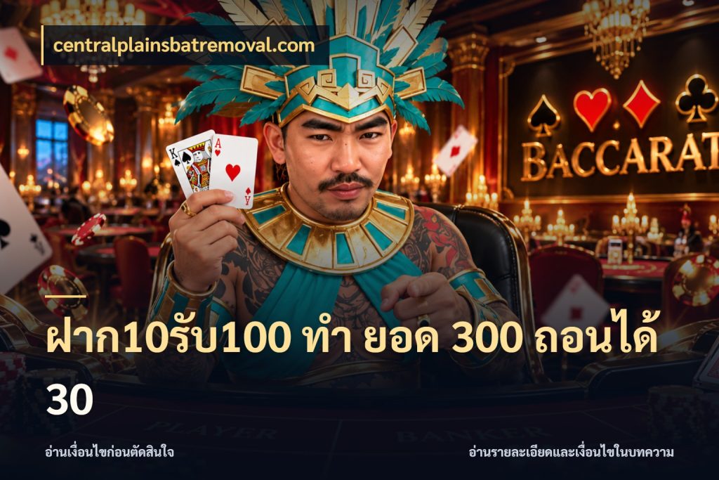 ฝาก10รับ100 ทํา ยอด 300 ถอนได้ 30 centralplainsbatremoval.com สนุกกับตัวเลือกโปรในสไตล์ของคุณ
