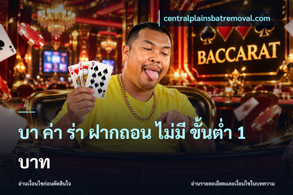 บา ค่า ร่า ฝากถอน ไม่มี ขั้นต่ำ 1 บาท