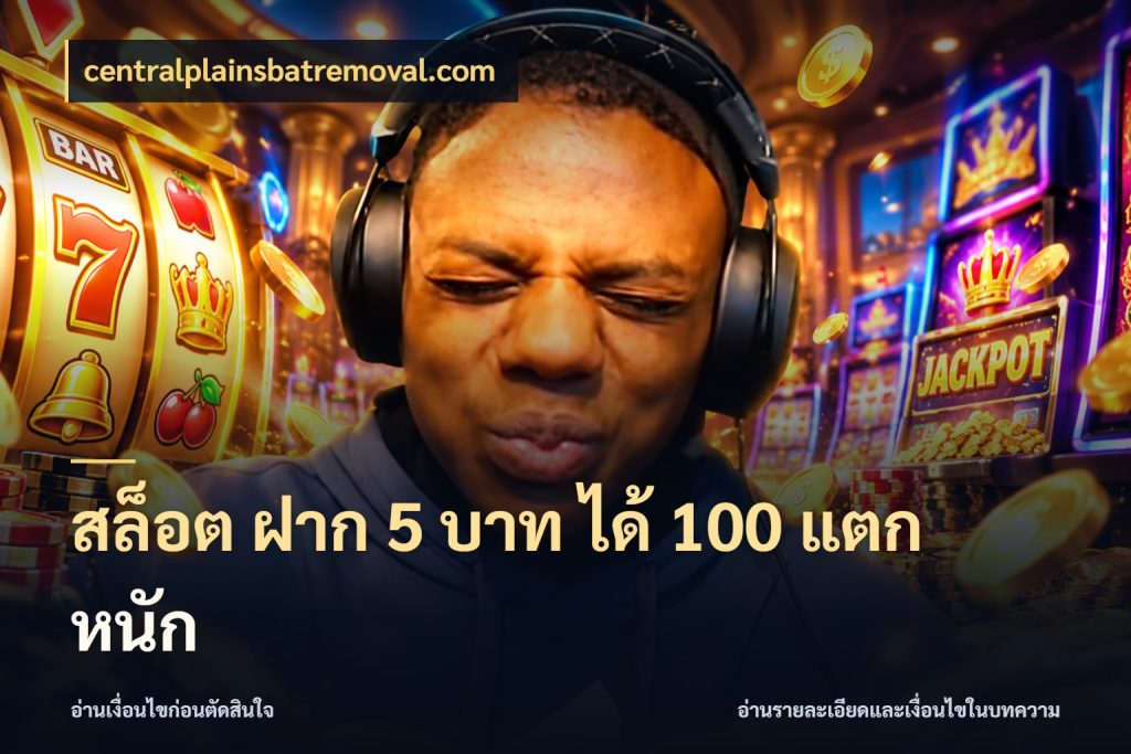 สล็อต ฝาก 5 บาท ได้ 100 แตก หนัก centralplainsbatremoval.com ยอดฝากและยอดรับในมุมของคนชอบลุ้น