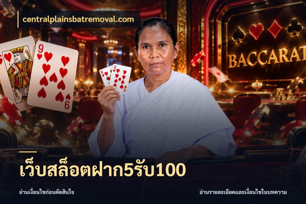 เว็บสล็อตฝาก5รับ100 centralplainsbatremoval.com สีสันของโปรฝากและยอดรับ