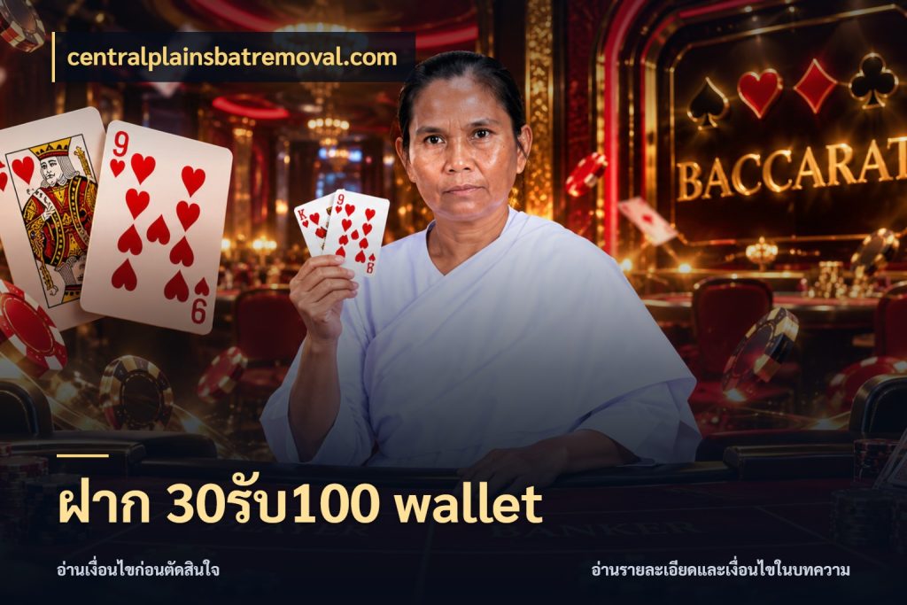 ฝาก 30รับ100 wallet สีสันของโปรฝากและยอดรับ กับ centralplainsbatremoval.com