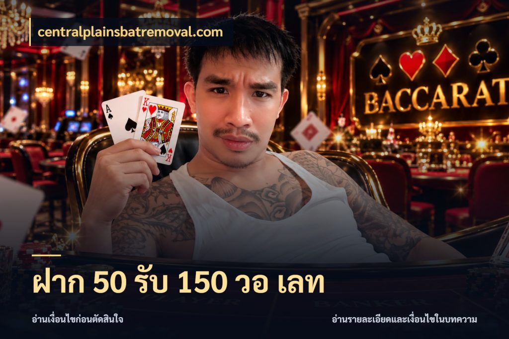 ฝาก 50 รับ 150 วอ เลท centralplainsbatremoval.com ยอดฝากและยอดรับในมุมของคนชอบลุ้น