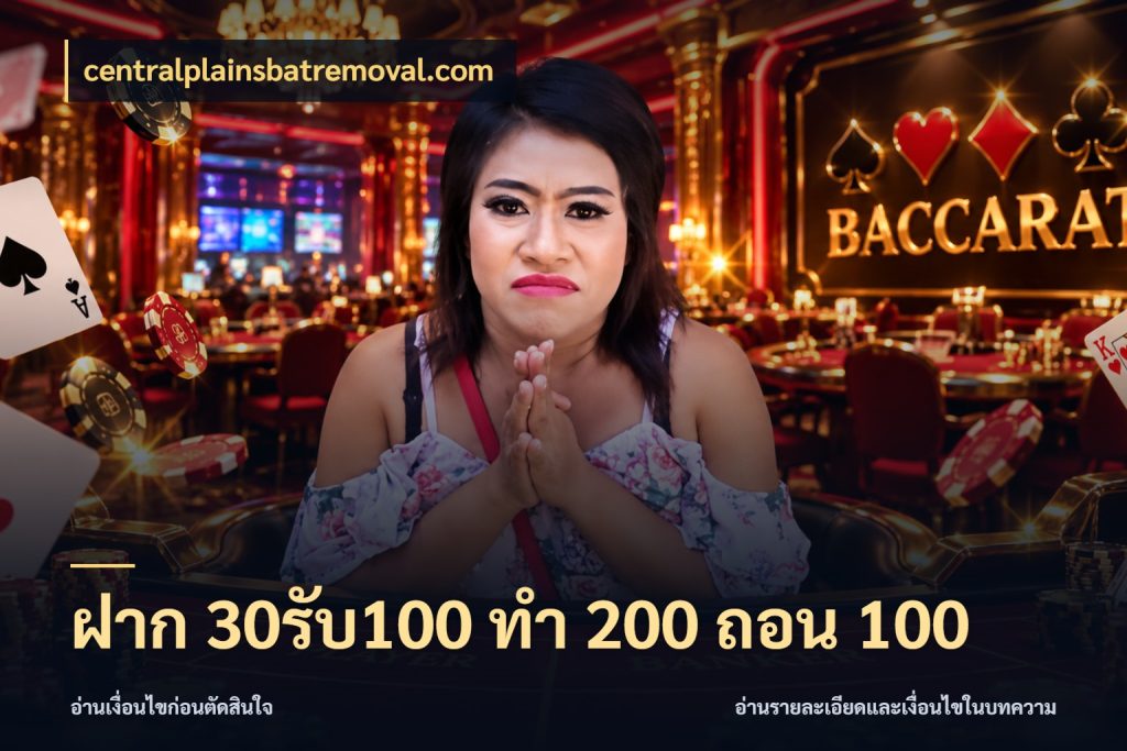 ฝาก 30รับ100 ทํา 200 ถอน 100 รูปแบบโบนัสกับสิทธิ์ของสายเกม ในมุม centralplainsbatremoval.com