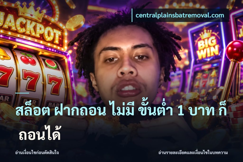 สล็อต ฝากถอน ไม่มี ขั้นต่ำ 1 บาท ก็ ถอนได้