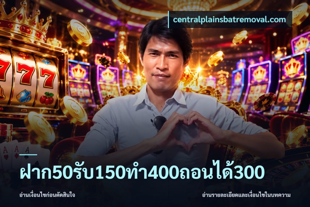 ฝาก50รับ150ทํา400ถอนได้300