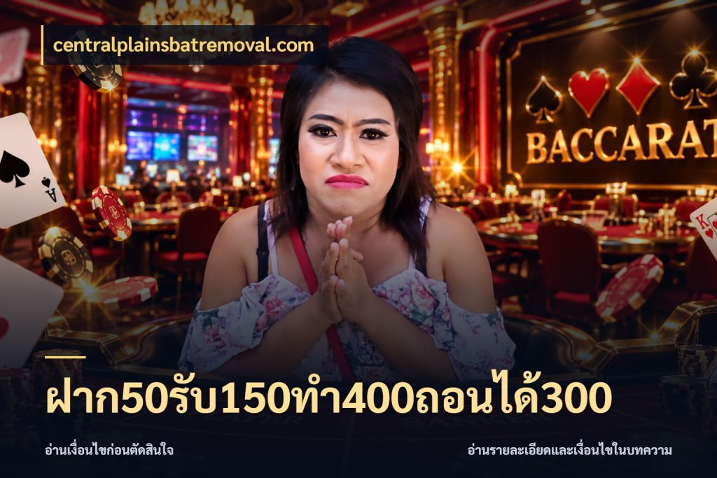 ฝาก50รับ150ทํา400ถอนได้300 จับประเด็นยอดรับก่อนเลือกความสนุก ในมุม centralplainsbatremoval.com