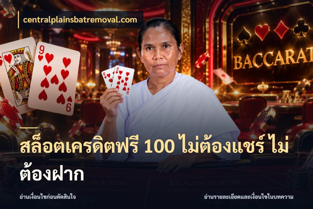 สล็อตเครดิตฟรี 100 ไม่ต้องแชร์ ไม่ต้องฝาก เครดิตแต่ละรูปแบบมีมุมไหนให้ดู สไตล์ centralplainsbatremoval.com