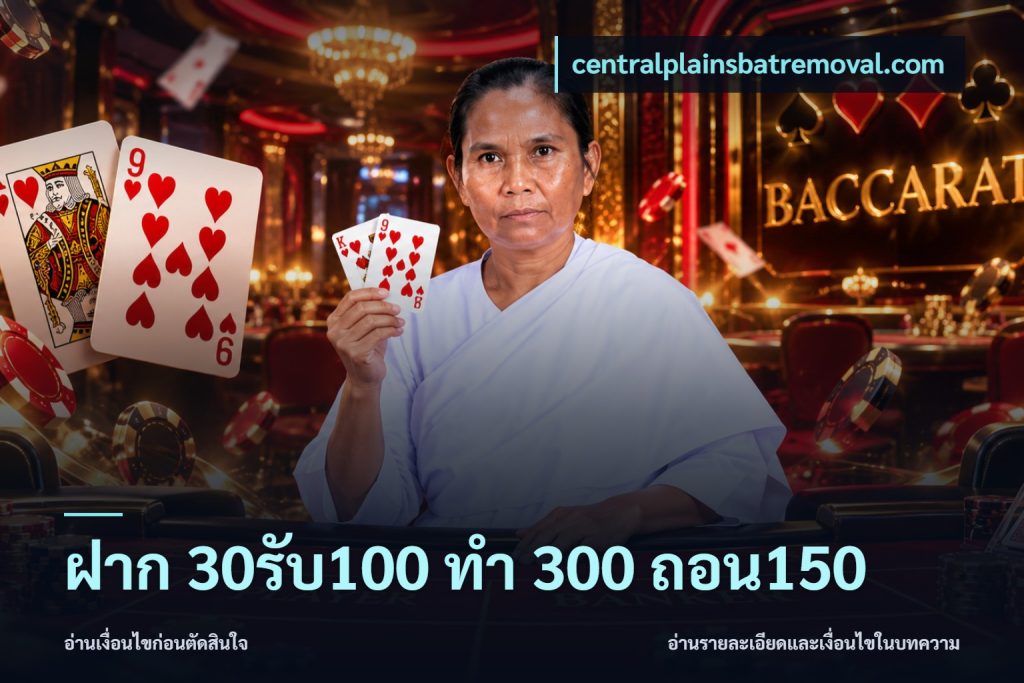 ฝาก 30รับ100 ทํา 300 ถอน150