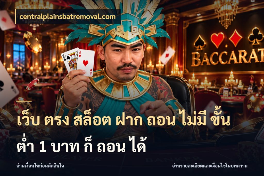 เว็บ ตรง สล็อต ฝาก ถอน ไม่มี ขั้น ต่ํา 1 บาท ก็ ถอน ได้ เปิดมุมยอดเริ่มต้นสำหรับคนชอบเกม กับ centralplainsbatremoval.com