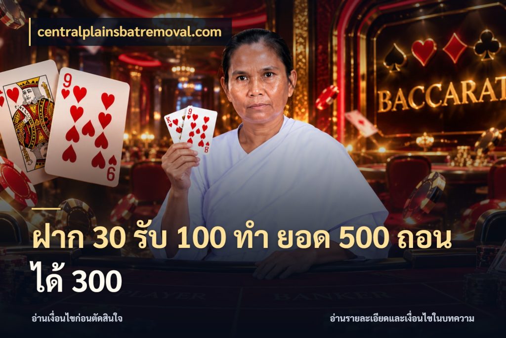 ฝาก 30 รับ 100 ทํา ยอด 500 ถอนได้ 300 สนุกกับตัวเลือกโปรในสไตล์ของคุณ สไตล์ centralplainsbatremoval.com