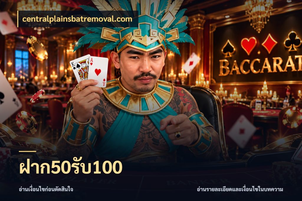 ฝาก50รับ100 จุดเด่นของเครดิตที่คนชอบเกมอยากรู้ กับ centralplainsbatremoval.com
