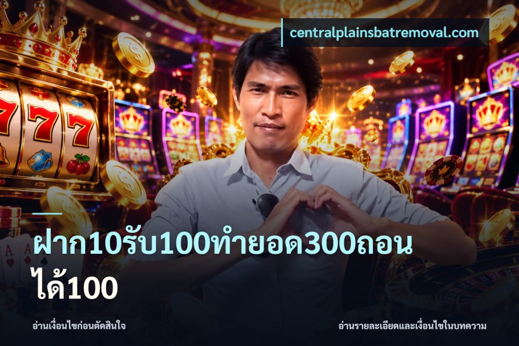 ฝาก10รับ100ทํายอด300ถอนได้100