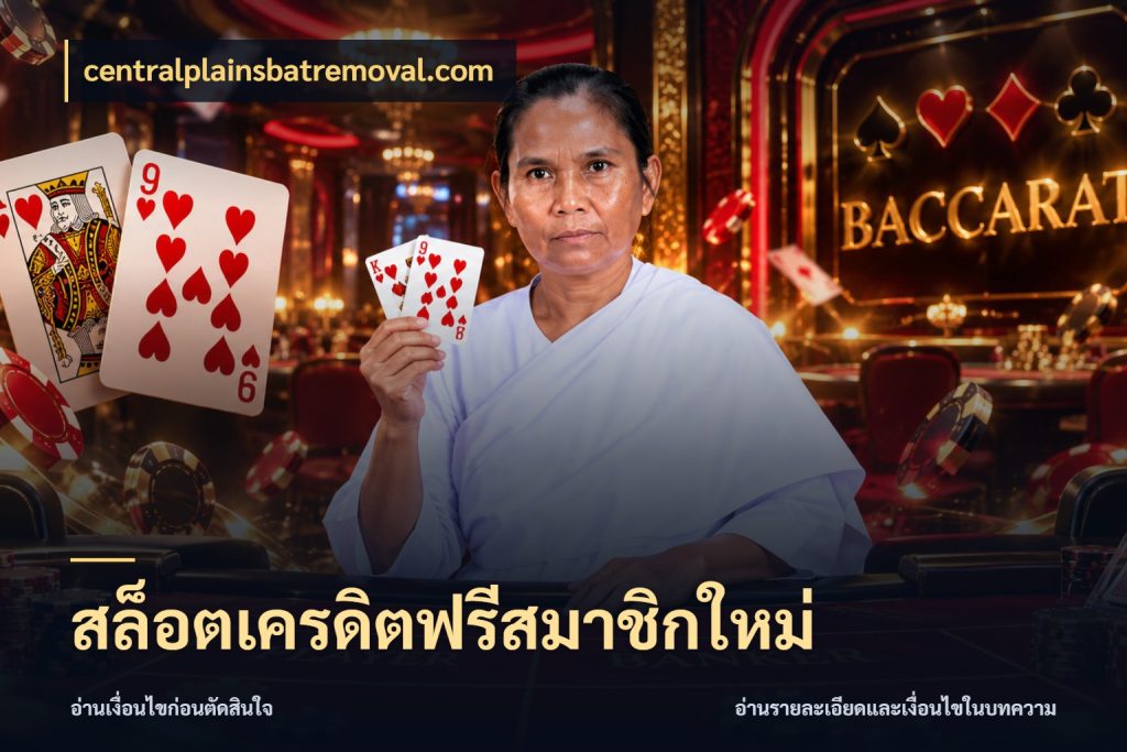 สล็อตเครดิตฟรีสมาชิกใหม่ จับมุมเด่นของเครดิตฟรีให้ตรงใจ กับ centralplainsbatremoval.com