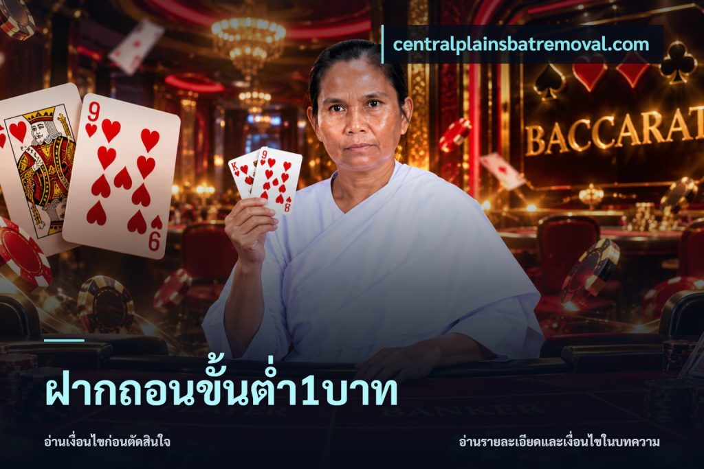 ฝากถอนขั้นต่ำ1บาท